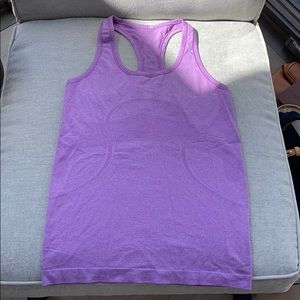 Lululemon swiftly tank size 6 purple